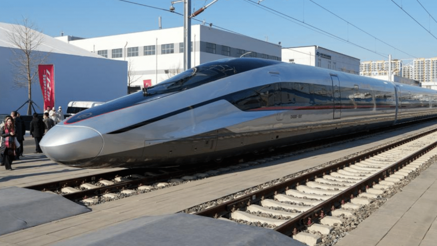 China unveils world’s fastest high-speed train prototype, to travel at 450 kmph