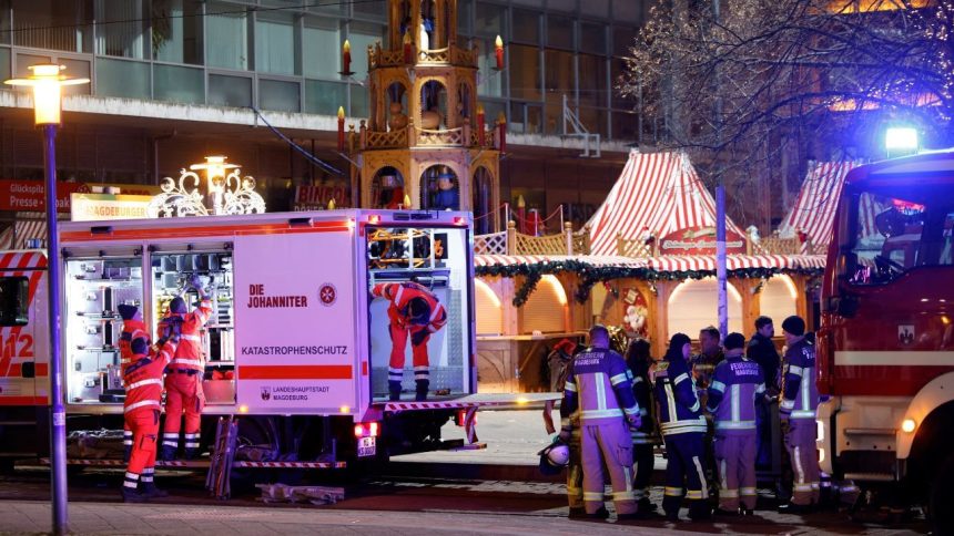 2 dead, 60 injured as car ploughs into crowd in German market; Saudi man held