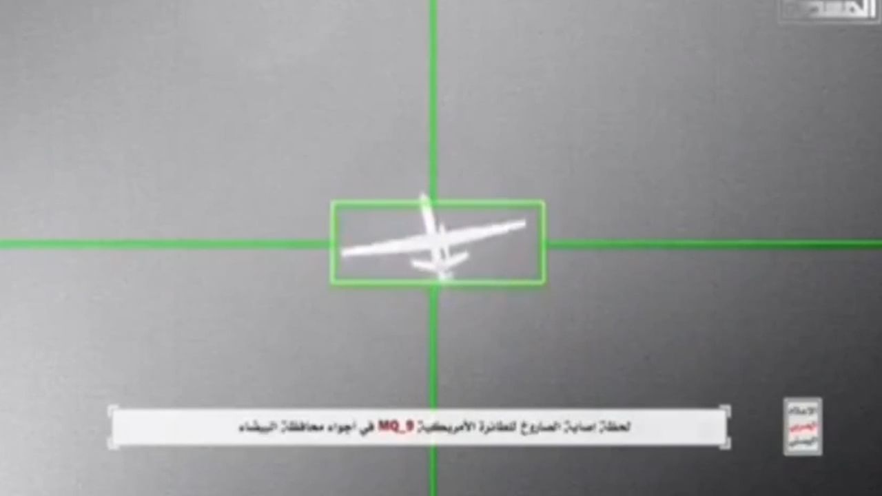 Houthis claim shooting down another US MQ-9 Reaper drone over Yemen | VIDEO Houthis claim shooting down another US MQ-9 Reaper drone over Yemen | VIDEO