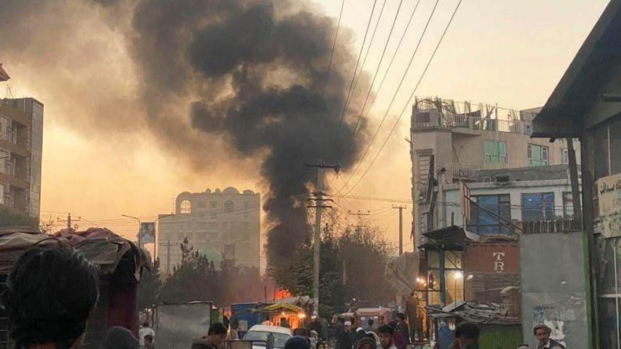 Explosion near Indian Embassy in Kabul, four injured Explosion near Indian Embassy in Kabul, four injured