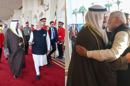 Special gesture: Kuwaiti PM sees off PM Modi as he concludes historic visit