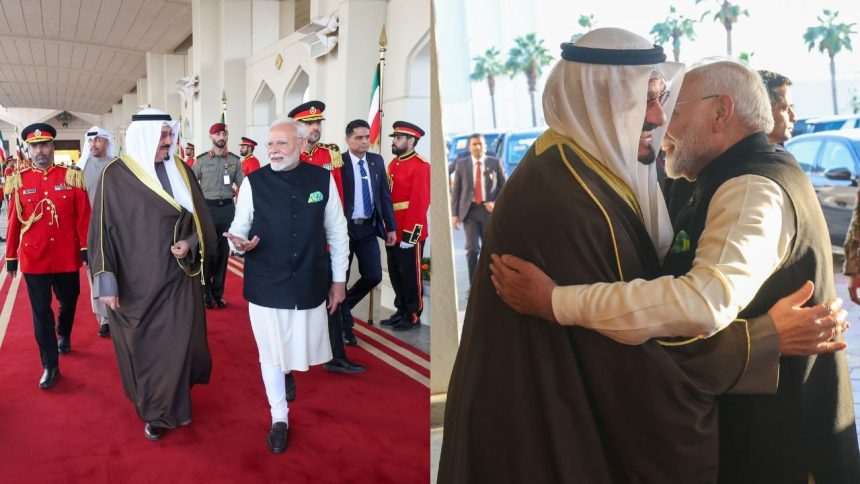 Special gesture: Kuwaiti PM sees off PM Modi as he concludes historic visit