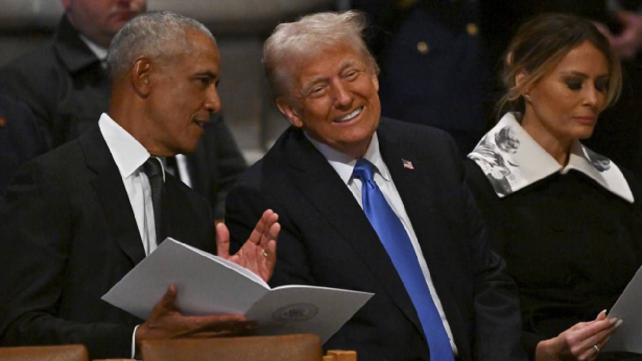 ‘We probably do like each other’: Trump on viral video friendly chat with Obama ‘We probably do like each other’: Trump on viral video friendly chat with Obama
