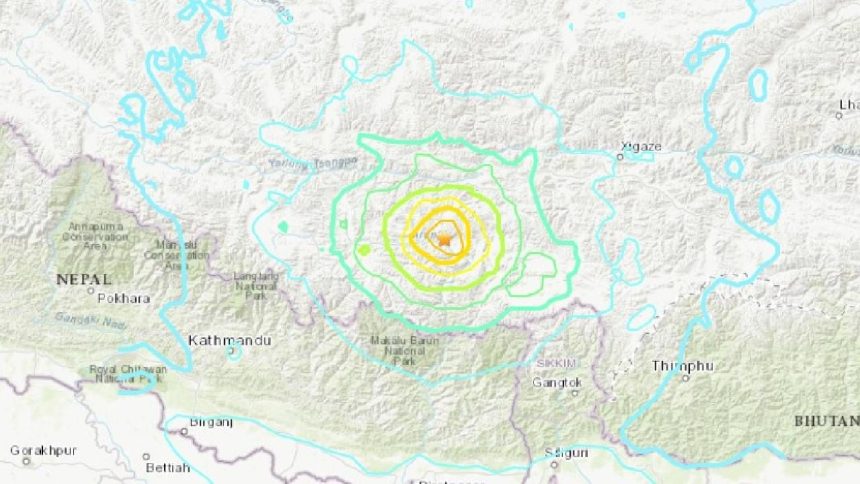 Earthquake today: Massive 7.1 quake jolts Nepal-Tibet border, tremors felt in UP, Bihar