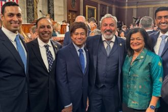 6 Indian Americans sworn into US House of Representatives; Johnson re-elected Speaker