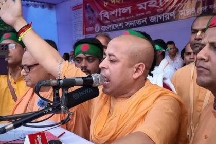 Hindu monk’s lawyer hospitalised ahead of crucial court hearing in Bangladesh