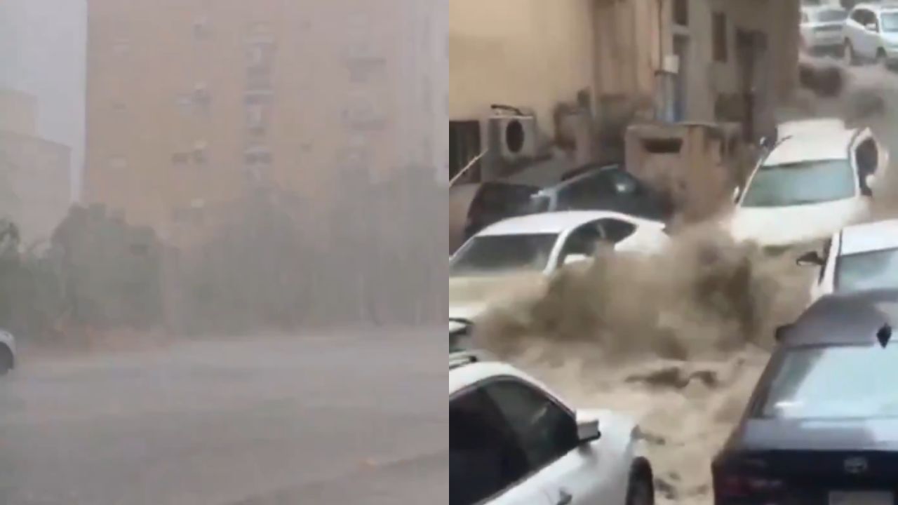Severe flooding in Mecca after torrential rains; red alert in many Saudi Arabian cities Severe flooding in Mecca after torrential rains; red alert in many Saudi Arabian cities