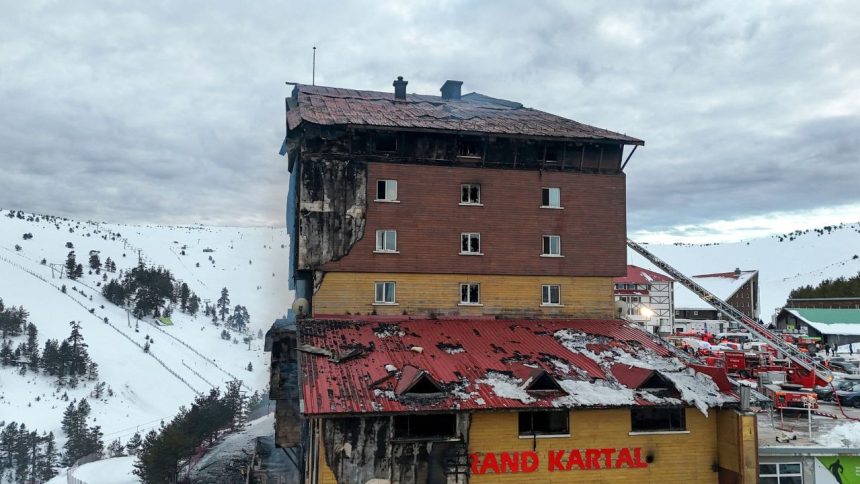 Nine detained after hotel fire at ski resort in northwestern Turkiye kills at least 76