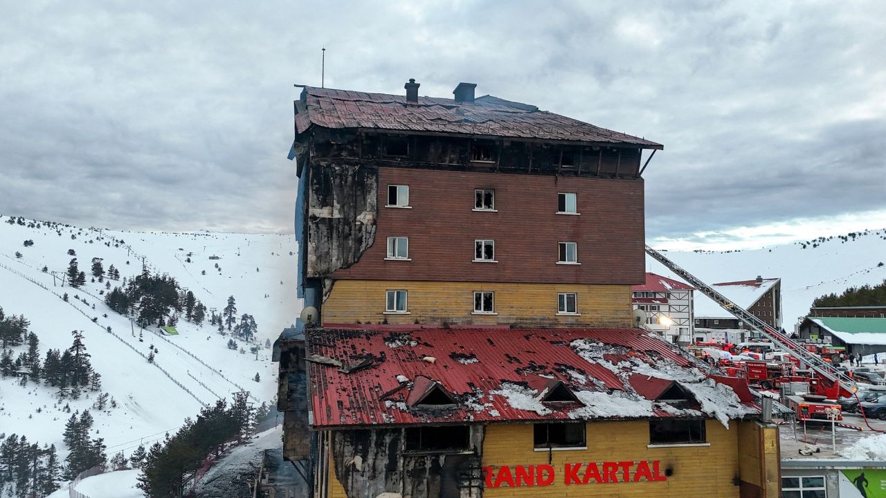 Nine detained after hotel fire at ski resort in northwestern Turkiye kills at least 76 Nine detained after hotel fire at ski resort in northwestern Turkiye kills at least 76