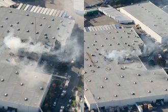 California plane crash: Two dead as small plane crashes into building in Fullerton