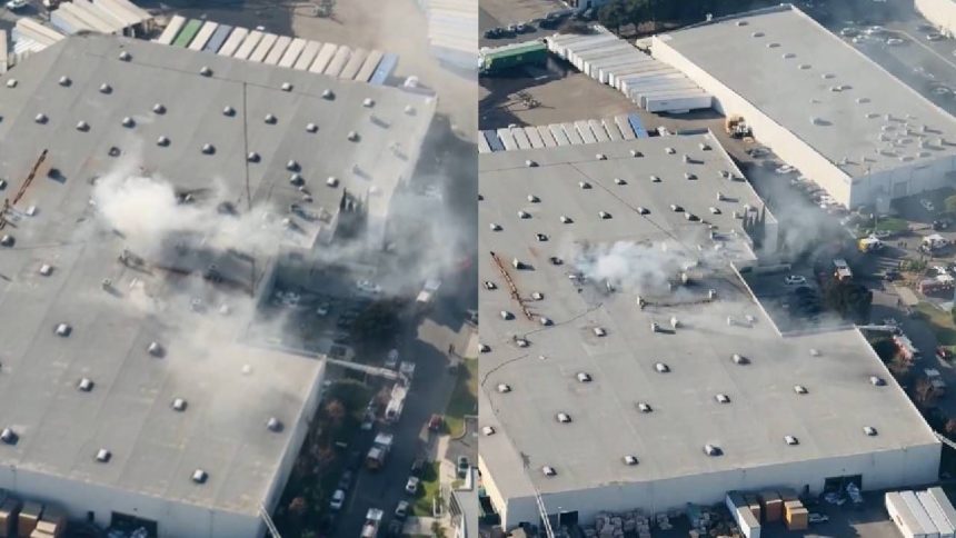 California plane crash: Two dead as small plane crashes into building in Fullerton