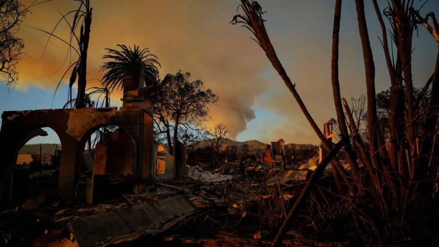 Worst yet to come? Gusty wind warning raises worries as wildfire rages in Los Angeles