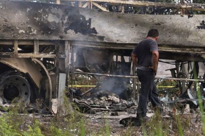 41 dead as passenger bus collides with truck, catches fire in southern Mexico