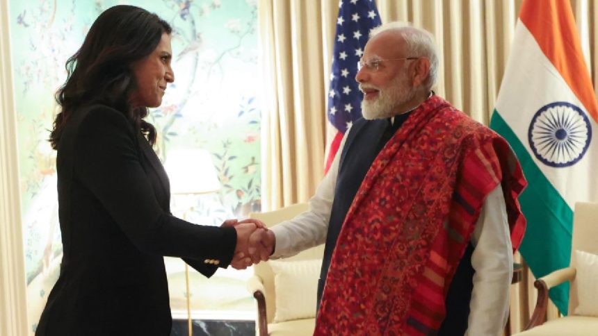 PM Modi US visit Live Updates: PM Modi meets US intelligence director Tulsi Gabbard