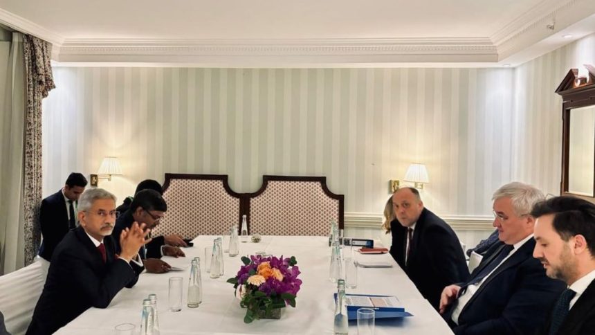 Jaishankar meets Ukrainian deputy FM at Munich summit, discusses conflict resolution