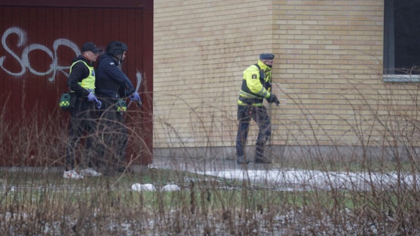 At least five people shot in attack at Swedish school, police say