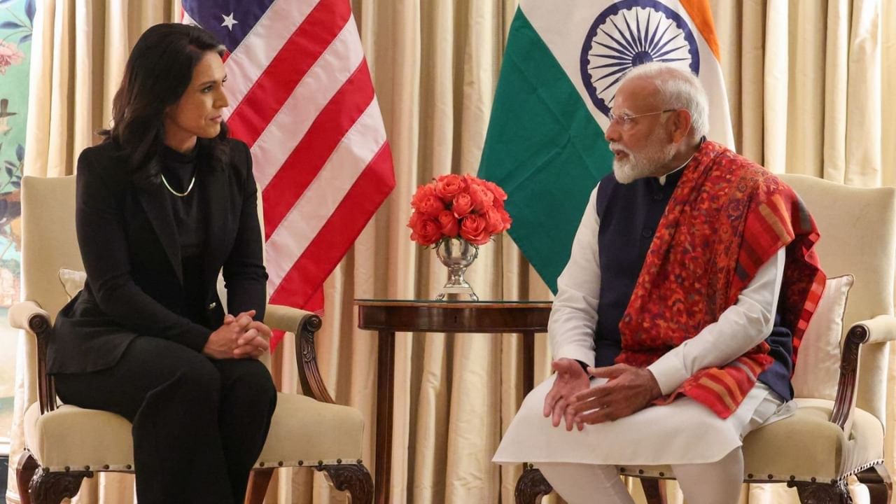 PM Modi meets new US intelligence chief Tulsi Gabbard, discusses India-US friendship PM Modi meets new US intelligence chief Tulsi Gabbard, discusses India-US friendship