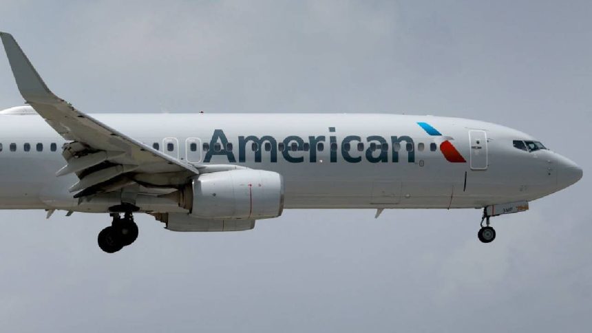 American Airlines plane catches fire at Denver airport gate; passengers evacuated on slides