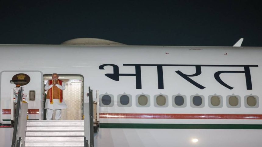 PM Modi arrives in Mauritius on two-day State Visit