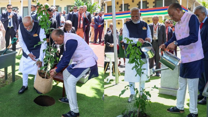 PM Modi visits Sir Seewoosagur Ramgoolam Botanical Garden; pays homage to two Mauritian leaders