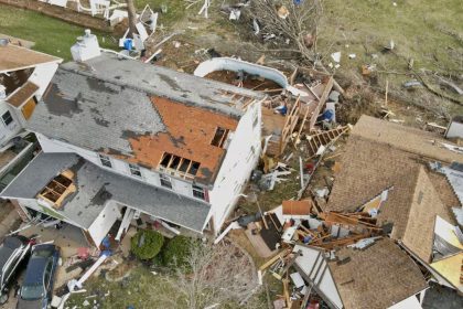 Tornadoes, wildfires and blinding dust sweep across US as massive storm leaves at least 37 dead