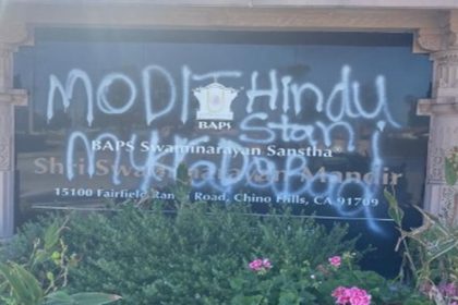 US: BAPS Hindu temple vandalised in California