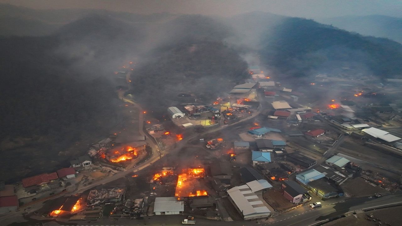 Wildfires kill 16, injure 19 in South Korea; 5,500 people forced to evacuate Wildfires kill 16, injure 19 in South Korea; 5,500 people forced to evacuate