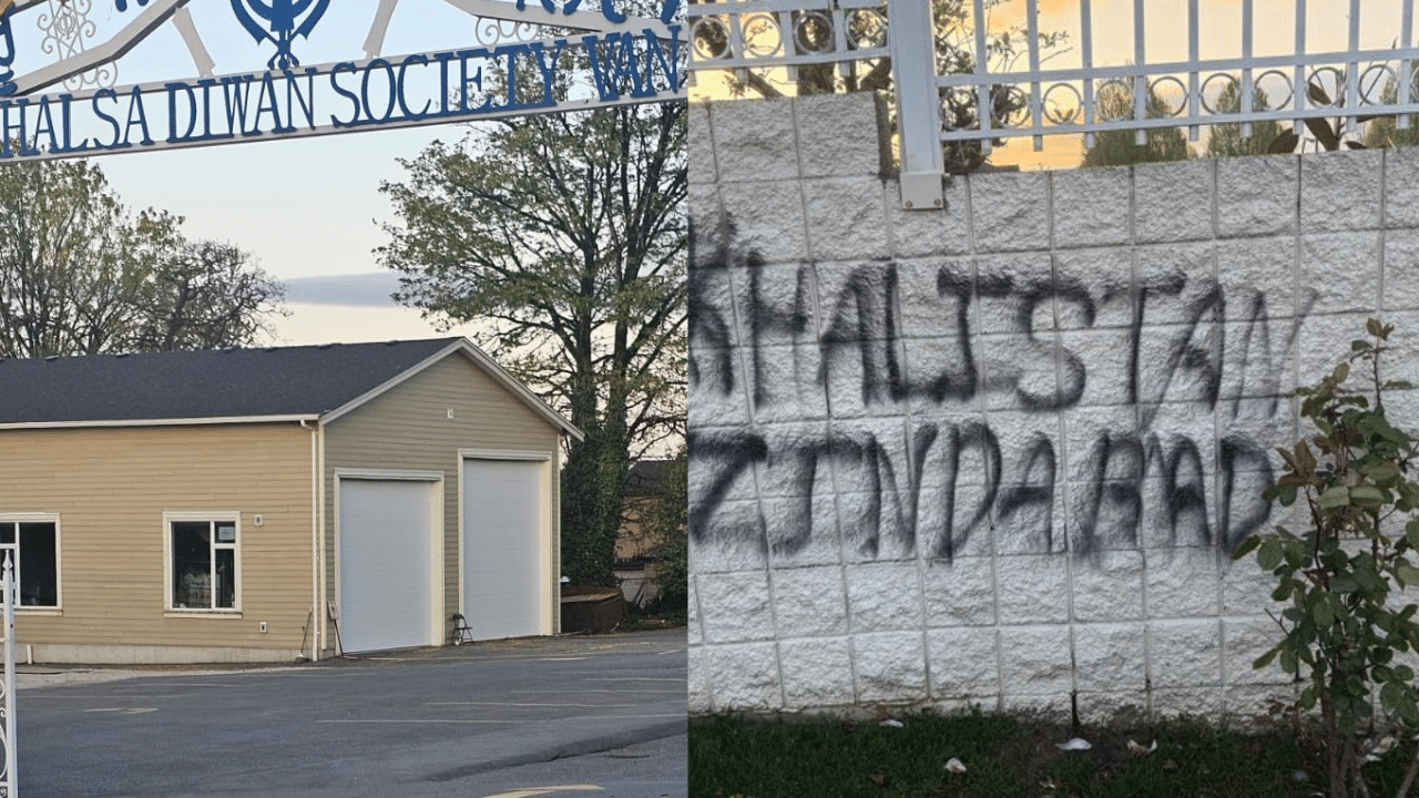 Gurdwara in Vancouver vandalised with pro-Khalistan graffiti Gurdwara in Vancouver vandalised with pro-Khalistan graffiti