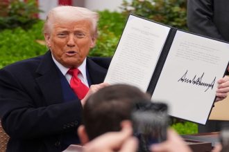 Asia shares jump after US stocks soared to historic gains when Trump paused most of his tariff