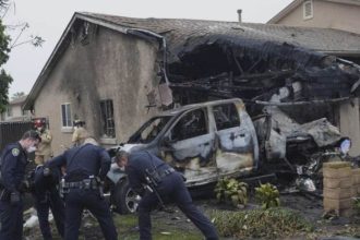 Several dead as small plane crashes into California neighbourhood