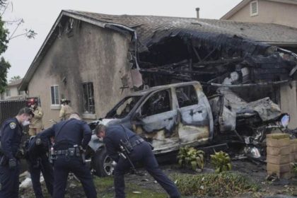 Several dead as small plane crashes into California neighbourhood