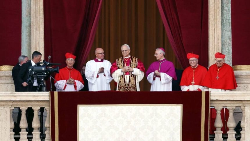 In his first words, Pope Leo XIV says ‘Peace be with you’