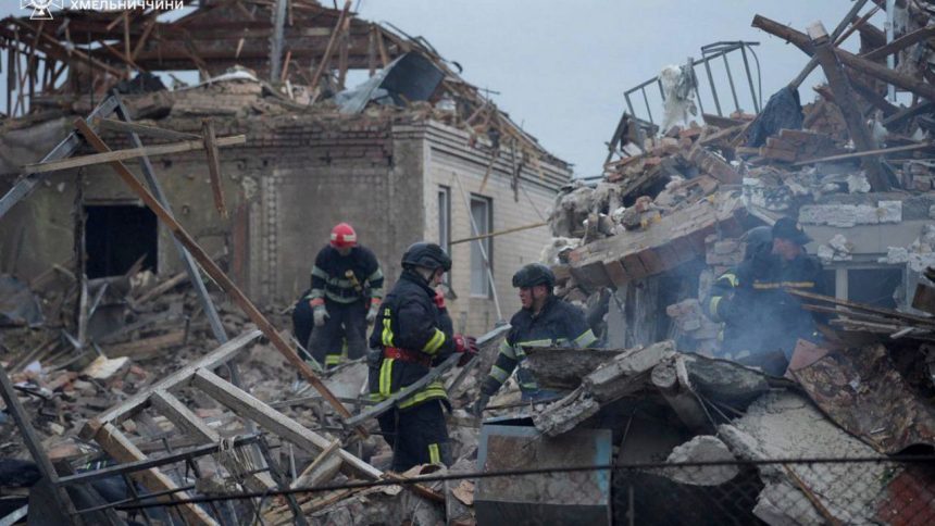 Massive Russian drone and missile attack on Ukraine kills 7 people, officials say