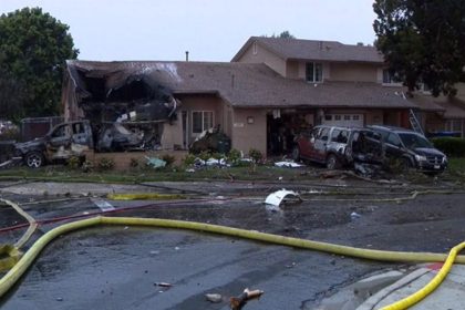 ‘Jet fuel all over the place’: Small plane crashes into residential area in California’s San Diego