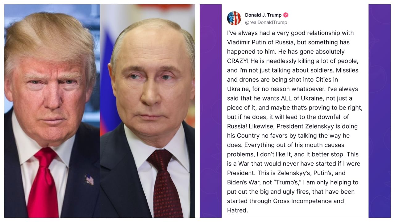 ‘Putin gone absolutely CRAZY’: Trump after record Ukraine strikes; Zelenskyy also warned