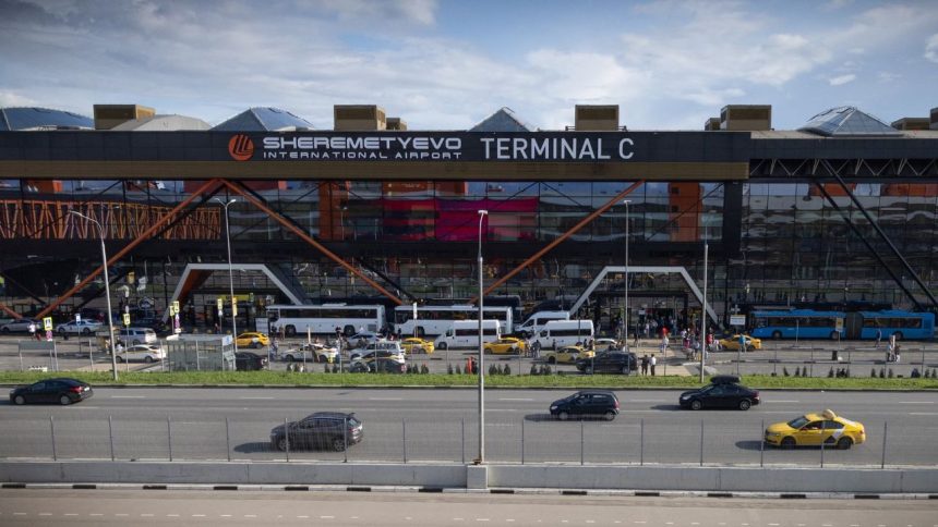 Russia halts Moscow airport flights after massive wave of Ukrainian drone attacks