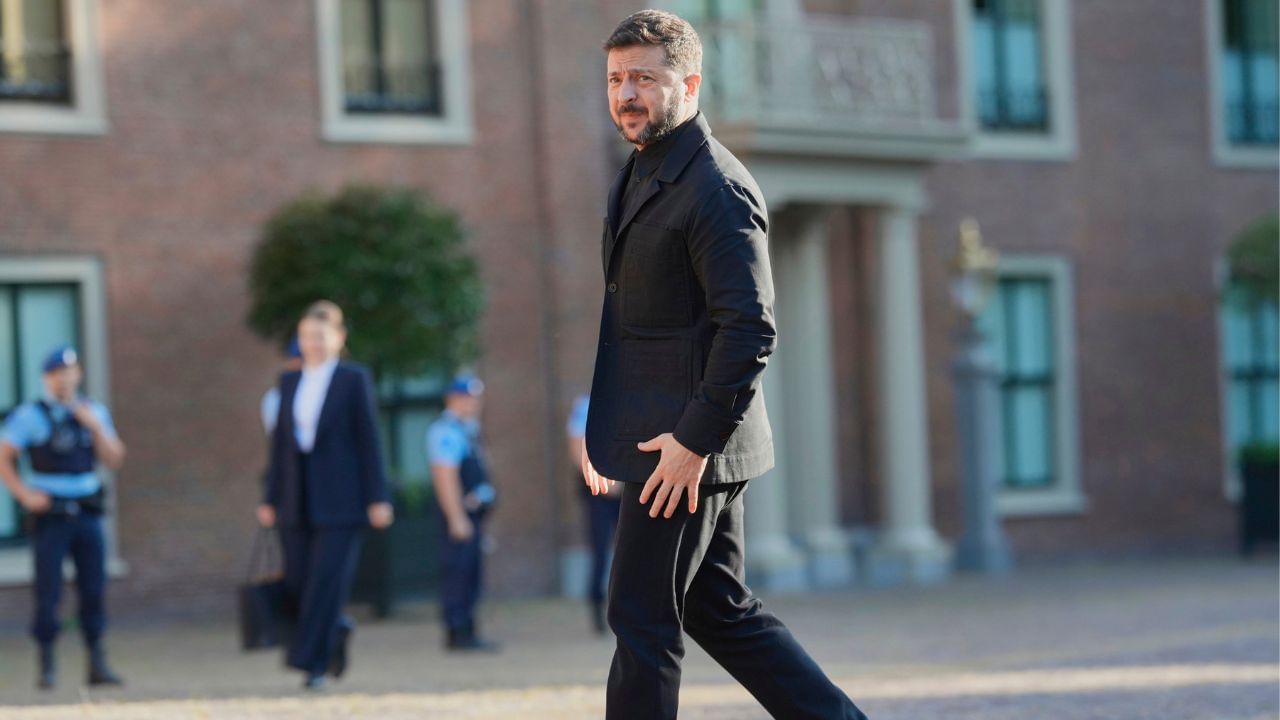 Ukraine’s Volodymyr Zelenskyy wears formal suit to NATO Summit, months after White House fiasco