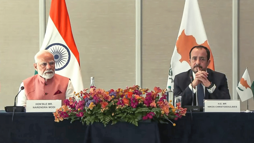 PM Modi, Cyprus President Nikos Christodoulides attend business roundtable in Limassol to boost bilateral trade