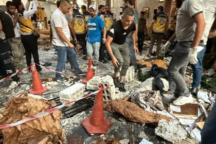 Suicide blast at Syrian church kills at least 15, Islamic State claims responsibility
