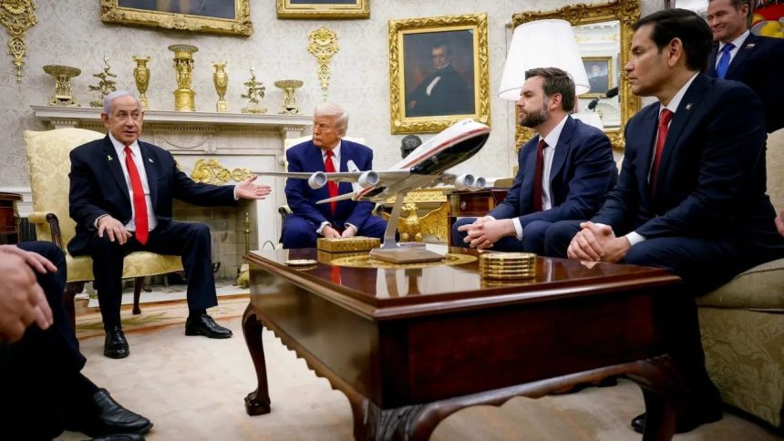 Netanyahu meets officials from Trump administration as Iran strikes Haifa with missile barrage