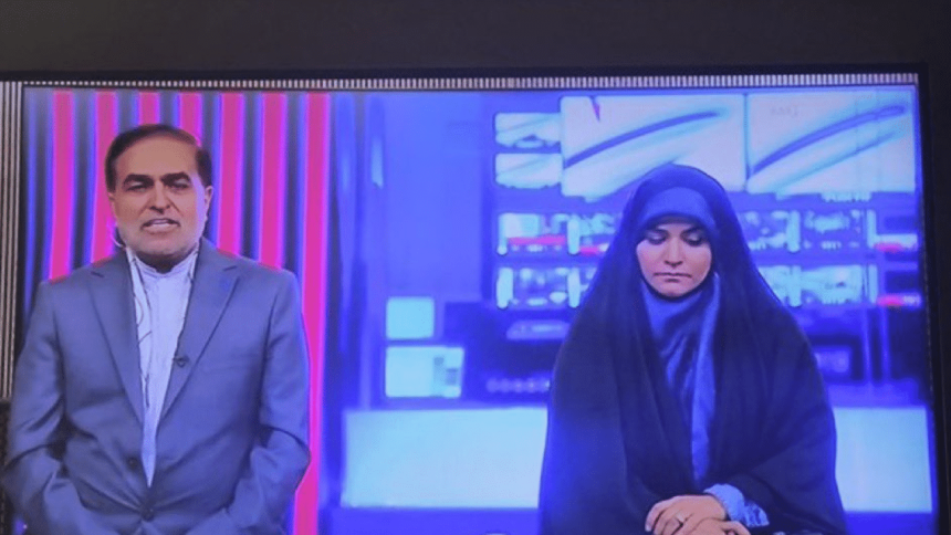 Watch: Iranian anchor flees newsroom as Israel bombs state TV studio