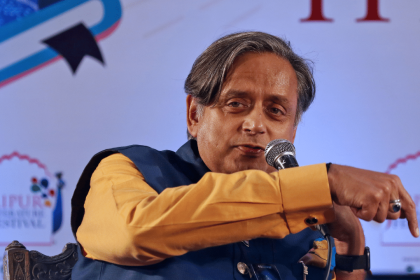 ‘I didn’t plant it, I promise you. This guy does this to his dad’: Tharoor tells crowd after son Ishaan asks question during US briefing