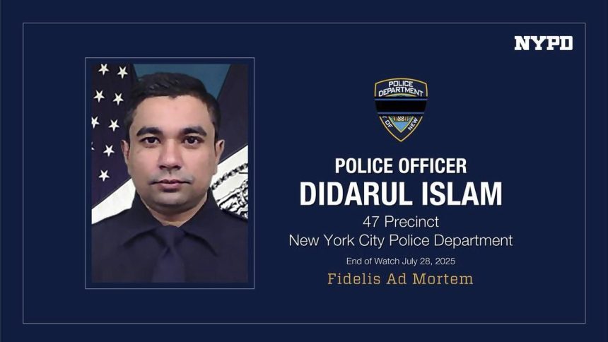 Bangladesh-born NYPD officer dies a hero in Midtown Manhattan shooting