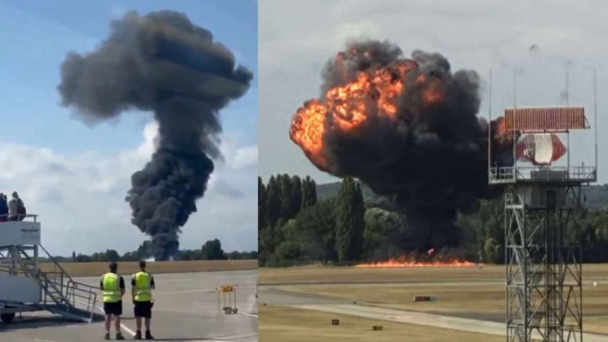 Pilots of doomed London flight ‘waved at families’ just before crash, say eyewitnesses